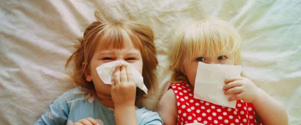megfázás, nátha, gyerek, influenza
