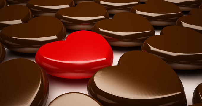 csokoládé szív egészsége