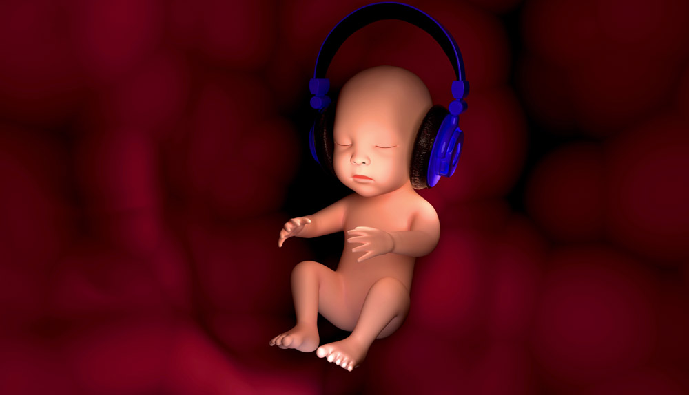 Zene a babának