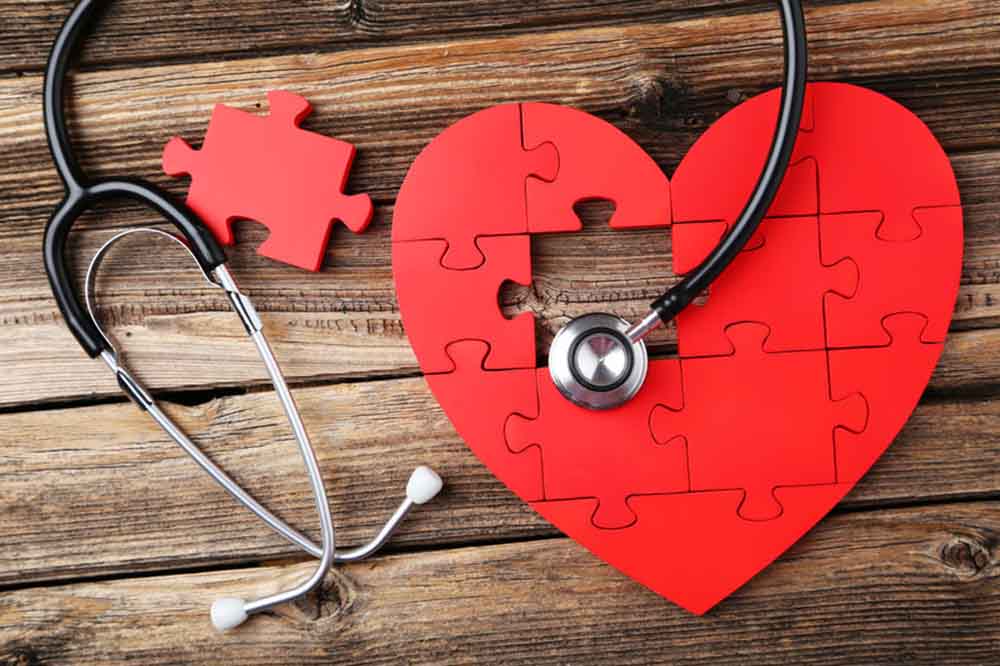 szív és stroke egészségügyi ellenőrzés szimbólum