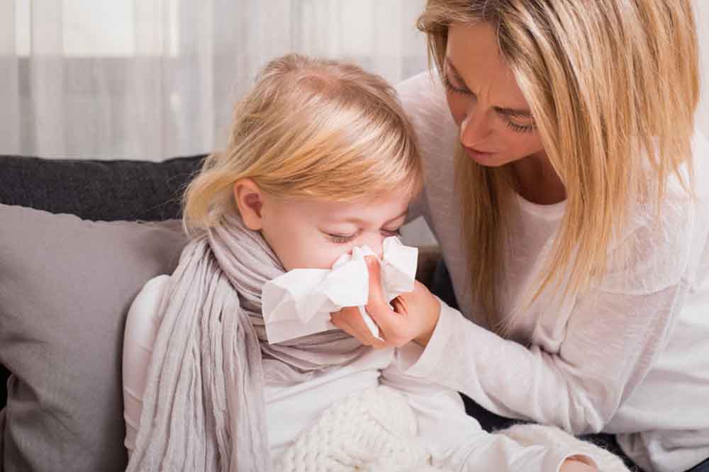 gyerek, betegm influenza, megfázás