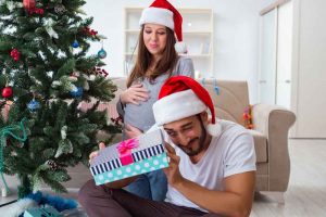 terhesség, karácsony, ajándék