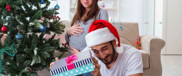 terhesség, karácsony, ajándék